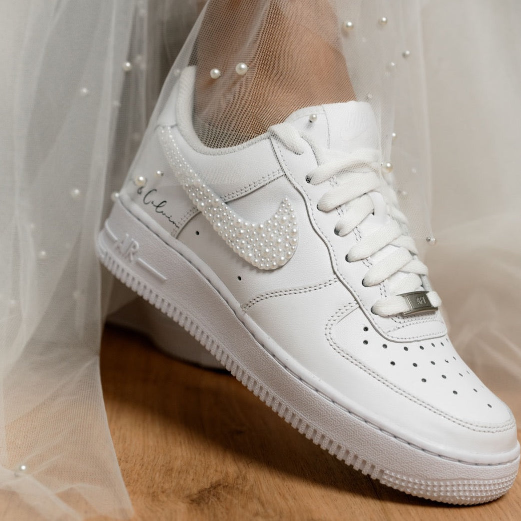 Brautsneaker Perlenglanz