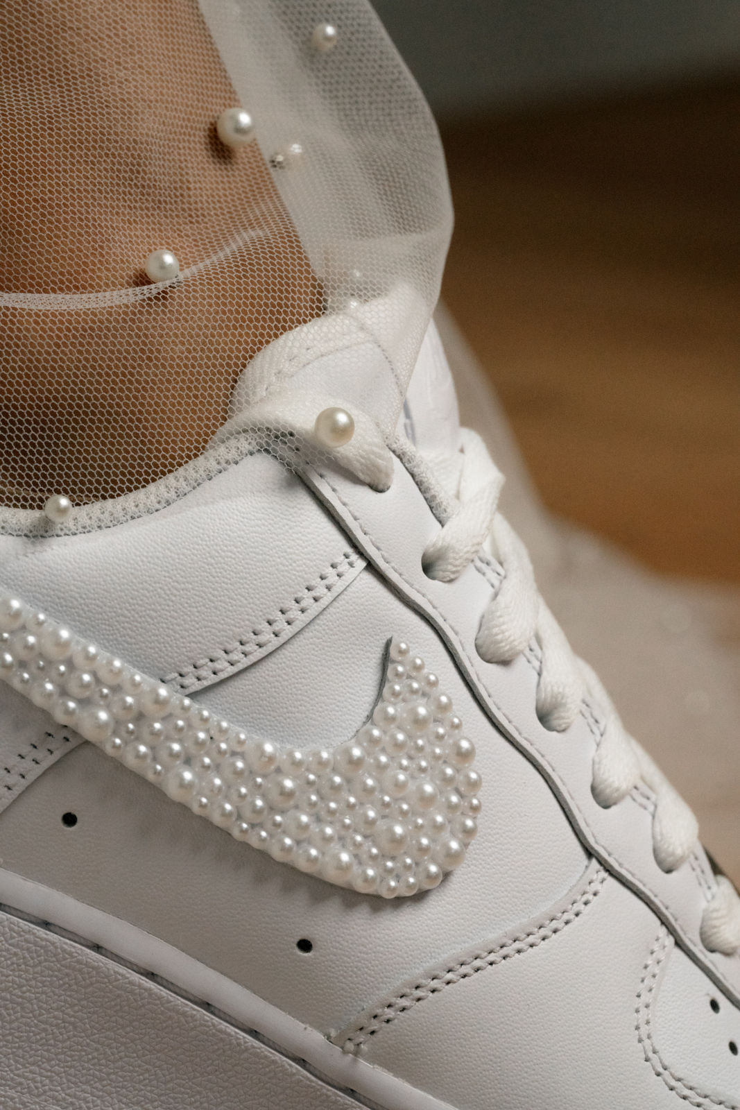 Brautsneaker Perlenglanz