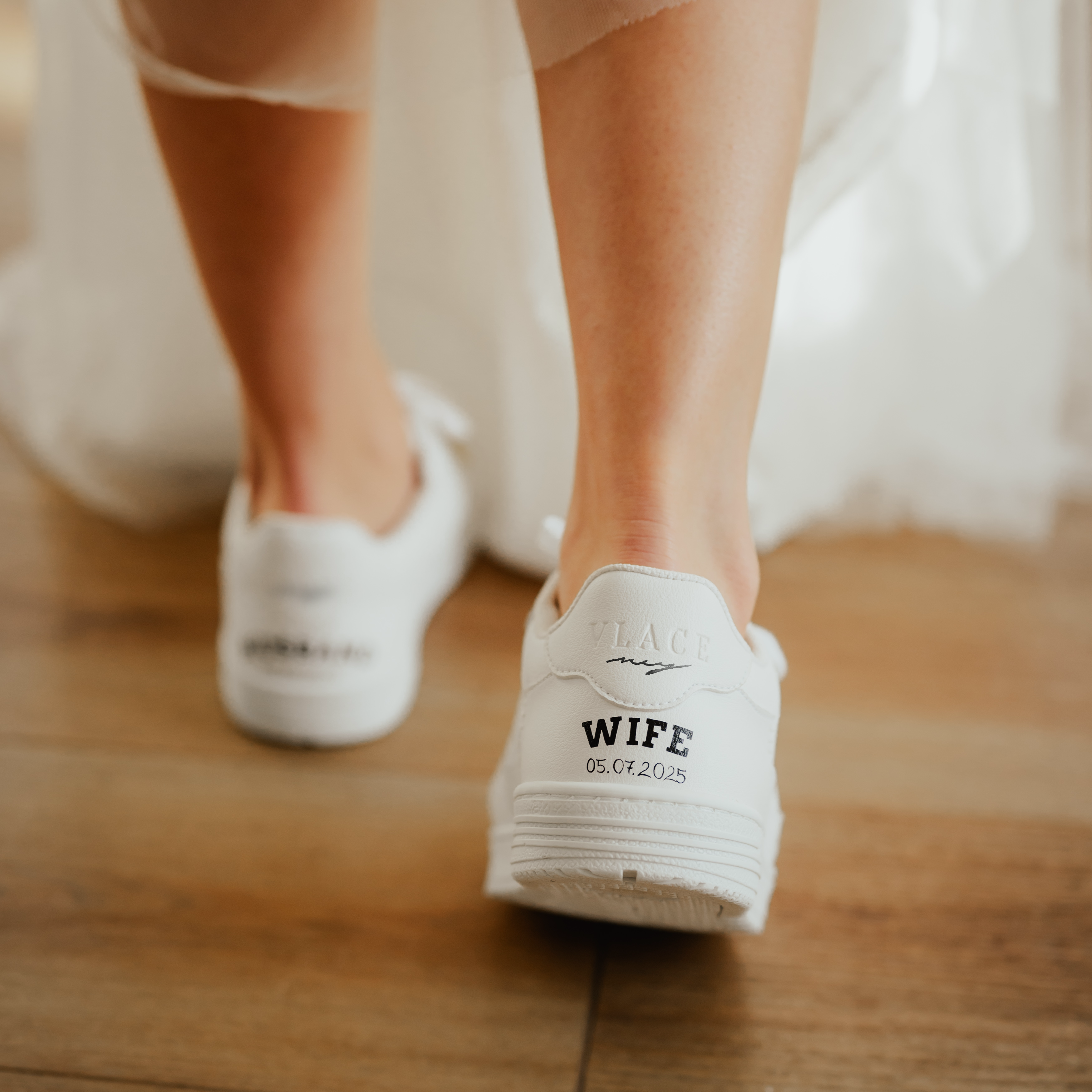 Brautsneaker University vegan