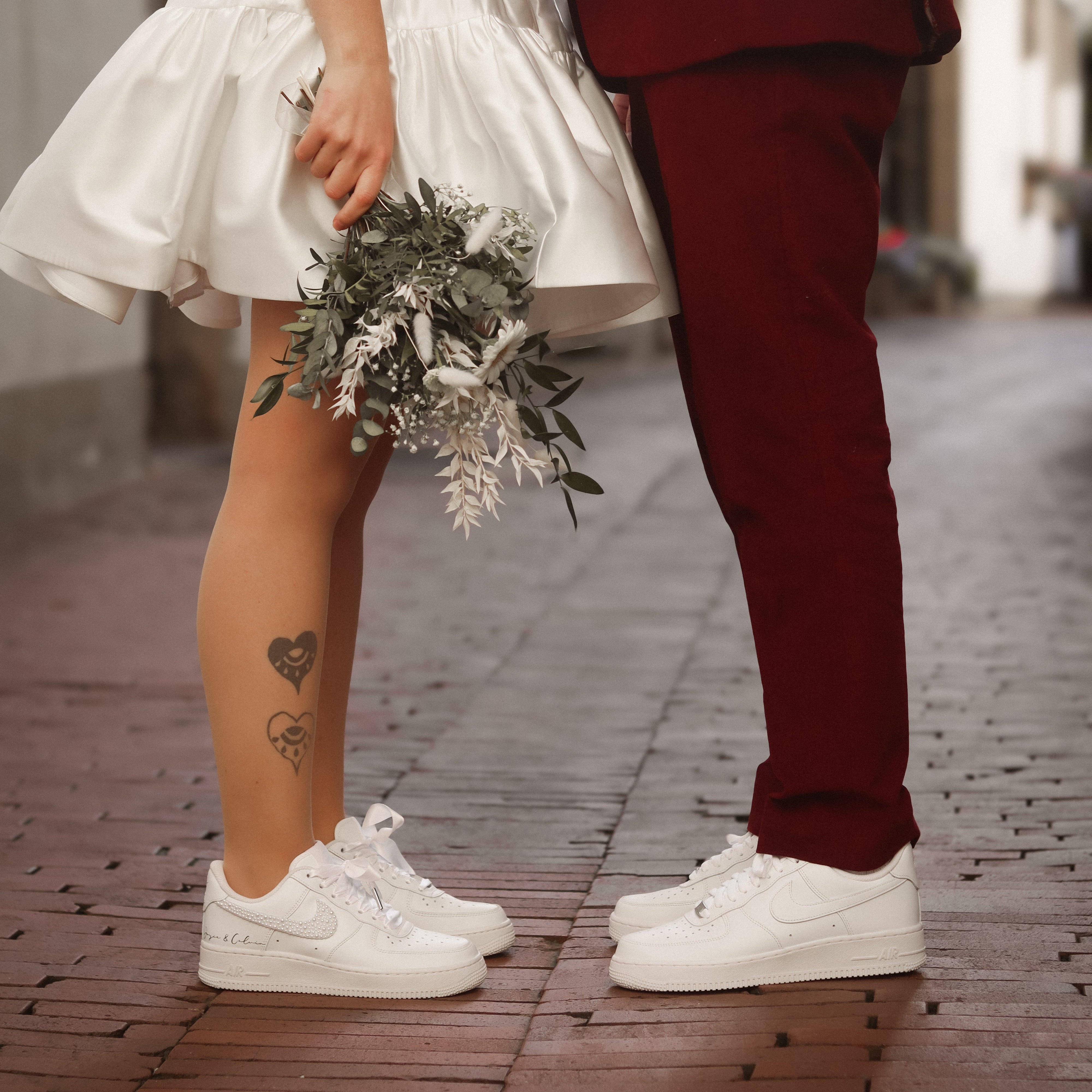 Brautsneaker Perlenglanz