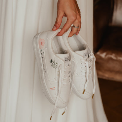 Custom VLACE Brautsneaker Bloom vegan