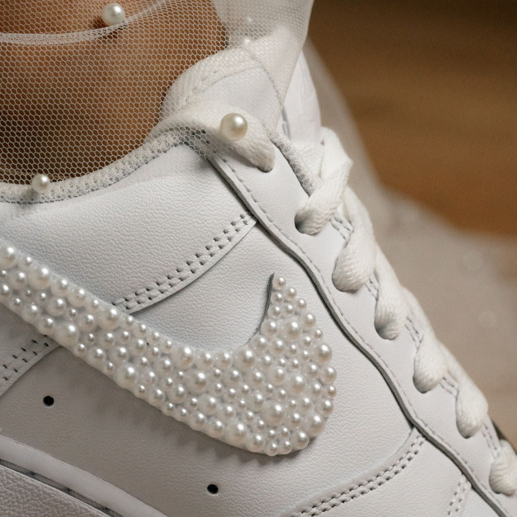 Brautsneaker Perlenglanz