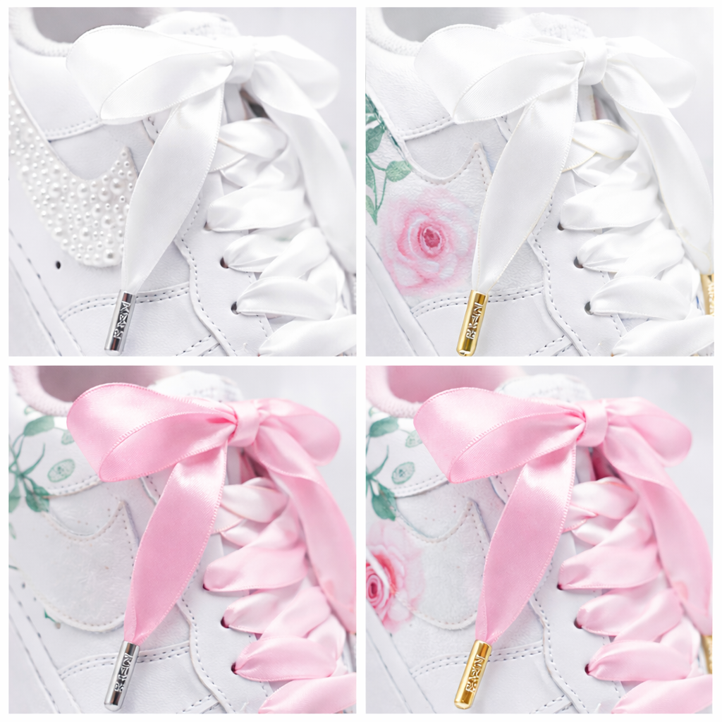 Satin Schnürsenkel für Brautsneaker