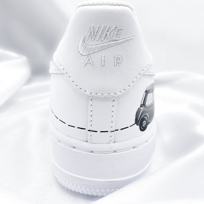 Custom Nike Air Force 1 Brautsneaker/ Bräutigamsneaker LoveCar