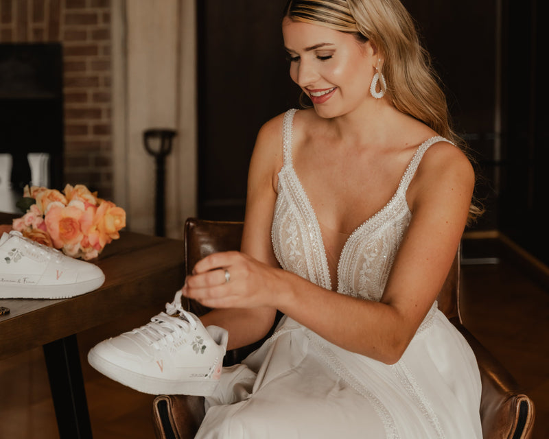 Brautsneaker Bloom vegan