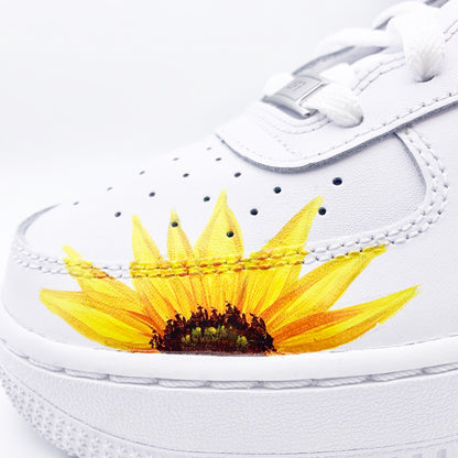 Custom Nike Air Force 1 Sonnenblumen